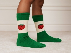 MINI RODINI Socken strawberry - green